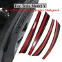 Car Wheel Eyebrow Fender Mudguards Splash Guards ABS Black Protects from Mud Dirt Snow Gravel Road Salt Automotive Accessories For Tesla Model Y 2023