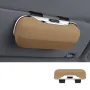 Multifunctional Car Glasses Storage Box Sunglasses Case Car Sun Visor Glasses Clip Box