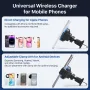 15W Wireless Car Air Outlet Fast Charging Charger Car Phone Mount Charger for iOS devices 8 to 16 series for Samsung Galaxy
