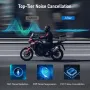 TK-X4 2000M Kit interfono Bluetooth per casco da moto per 6 persone con vivavoce BT 5.1 Hi-Fi Stereo e condivisione di musica per ATV/motoslitta