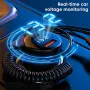 230W Car Fast Charger Adapter USB C 5-port Charging With 3 In 1 Cable For IPhone 14 Pro Max 13 12 for Samsung Galaxy S23/22