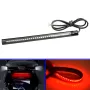 48SMD Universal Motorcycle LED Light Strip Brake Turn Signal License Plate Tail Light