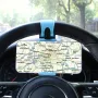 Car Steering Wheel Phone Holder Hook Mount Navigation Adjustable Mobile Phone Bracket Support for iPhone Xiaomi/Samsung Universal
