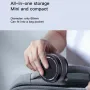Vacuum Suction Magnetic Phone Holder 360 Degree Rotation Handsfree Magnetic Foldable Phone Mount for Car/Smooth Surface