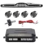 LED Parking Sensor System Monitor Display Kit Reverse Backup Radar 4 Sensors DC 12V Easy Install Rainproof Anti Freeze Accurate Detection Parking Assistant