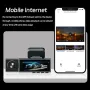 3 Lens 1080P WiFi WDR Dash Cam 3.16 Inch IPS Screen Front Interior Rear Car Driving Recorder Camera 170° Wide Angle Night Vision Motion Detection