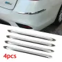 4 Pack Car Door Handle Bumper Guard Wall Protector Car Edge Anti-collision Strip Bumper Protection Strip Guardrail Anti-scratch Bumper Collision Shape