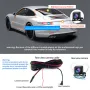 9.66 Inch Car Dash Camera Three-Way Recording 1080P Front 720P Interior 720P Rear Wide Angle WiFi G-Sensor 128GB Support H.264 Video Compression