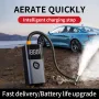 2 In 1 Portable Multi-functional 150psi Car Jump Starter Air Compressor 1000A Power Bank with Emergency LED Lighting Tire Pressure Detection