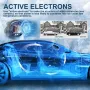 Rayhong Car Windshield Snow Removal Instrument Tool Solar/USB Power Car Window Glass Anti-Ice Snow Remove 5-12V Winter Deicing Device Molecular Interference Snow Remove Car Defroster