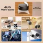 Foldable Magnetic Vacuum Phone Holder 360° Electric Suction Car Mount Double-Sided Swivel Stand for Car Mirror Gym Kitchen