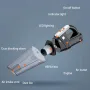 VC008 Handheld Vacuum Cordless 8000Pa Rechargable 6.0ah Portable 90W 8000r/min Brushed Motor Mini Cleaner with LED for Home Bedroom Car SUV
