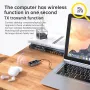 Bluetooth Audio Receiver/Transmitter Wireless Audio For Car Music Headphone Speaker PC TV 200mA Battery Support TF Card