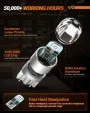 SEALIGHT Pack of 10 LED Bulbs T10 2835 Dome Light Width Lights Signal Lights 60LM Brightness Instrument Lights