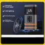2 In 1 Portable Car Air Pump Emergency Jump Starter Power Bank Inflator with LED Light Fast Inflation Emergency Power Supply