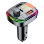 bluetooth 5.0 FM Transmitter Handsfree Car Radio Modulator MP3 Player With 18W USB Super Quick Charge Adapter for Car