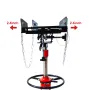 [USA Direct] 2 Stage Load 1600LBS/0.75T Transmission Jack Truck Jack 360° Swivel Wheels With 2 Spring Brakes
