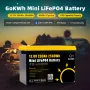 Gokwh 12V 200Ah BT + SOC Mini Car Bluetooth Energy Storage Box Battery Built-in Smart APP & LCD Energy IP65 Protection Level