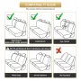 5 Seats Universal Car Seat Covers Deluxe PU Leather Seat Cushion Full Set Cover