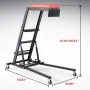 KROAK 440lbs Foldable Car Creeper Topside Engine Maintenance Creeper Adjustable Height Angle Adjustment for Auto Cara Repair Maintenance