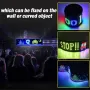 Car Indoor Display Screen Flexible Advertising Screen LED Soft Screen APP Bluetooth Control IP66 Waterproof Rating