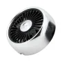 5V USB Air Outlet Car Fan 3 Speed Adjustment Cooling Colorful Light 360° Rotation Multi-function Mini Cooler