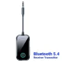 Wireless Bluetooth 5.4 Audio Adapter HiFi Stereo for TV PC Car with Built-In Microphone