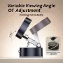 Foldable Magnetic Vacuum Phone Holder 360° Electric Suction Car Mount Double-Sided Swivel Stand for Car Mirror Gym Kitchen