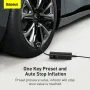 Baseus Pompa Kompresor Udara Portabel Pompa Ban Mobil Pompa Ban Mobil Tampilan Digital Kompresor untuk Sepeda Motor Listrik