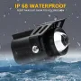 2PCS 9-32V Headlight Fog Flash Light Spotlight LED Light Yellow White For Car Motorcycle