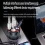 Car Inverter 12V 24V To 220V Power Converter 200W Multi-Function Car Socket Charger Mobile Phone Fast Charging with Digital Display