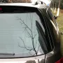 2 peças spoiler lateral para janela traseira de carro, spoiler Canard Canards Splitter preto brilhante para VW Passat B7 Wagon/Alltrack 2011-2015