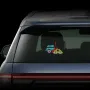 Car LED Display bluetooth + Remote Control Car Rear Window Custom Personality Pixel Expression Screen Light Horse Anti-Rear-End Collision Display