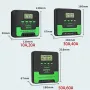 MPPT Solar Charge Controller 12V 24V Auto WiFi Solar Panel Regulator 60A 50A 40A 30A 20A 10A Dual USB LCD Display Controller