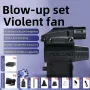 Jet Blower 140000 RPM Brushless Motor Electric Turbo Fan High-Speed Turbo Violent Fan USB Rechargeable Powerful Dust Blower