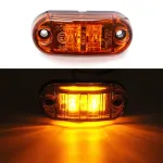 1PC LED Front Side Marker Indicator Light 12V 24V For Truck Van Trailers Boats