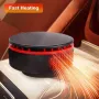 2 In 1 Car 360° Rotating Heater Fan Car Heater Fan Portable Car Heater with Cooling Function 150W 12V Windshield Defroster
