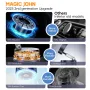 Car Vacuum Suction Phone Holder Double-Sided Suction Cup 360° Rotatable Multi-Angle Adjustable Ultra-Strong Vacuum Adsorption