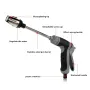 For Car Washing 3/4\ High-Pressure Water Spayer Garden Washer Hose Nozzle Garden Watering Hose Cleaning Tool Handle Spray