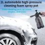 2L Hand Pump Foam Sprayer Snow Foam Gun Foam Nozzle Car Wash Spray Bottle Car Window Cleaning for Car Home Washing
