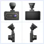 AZDOME M27 1080P Dash Cam Car DVR Rear Camera Built-in GPS WIFI G-Sensor 3inch IPS Screen Driving Recorder Parking Monitor Loop Recording