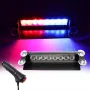 LED Car Warning Light Front Windshield Warning Light 8LED Emergency Dash Strobe Lights Emergency Signal Lamp 3 Flashing Mode