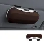 Multifunctional Car Glasses Storage Box Sunglasses Case Car Sun Visor Glasses Clip Box