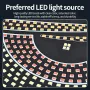 Universal Car Devil's Eye Decorative Light USB 5V Eye Decorative Light With 11 Modes Big Eyes Decorative LED Lamp