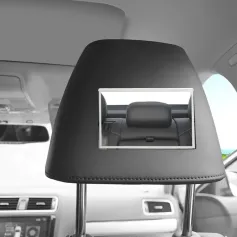 Car Sun Visor Vanity Mirror Universal Portable Vehicle Interior Makeup Mirror Mirror Automatic Sun Visor Sun Visor HD Mirror Stainless Steel