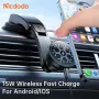 Mcdodo 15W Wireless Car Charger Semiconductor Cooling Charging Cool Series For iPhone 12-13 For iPad