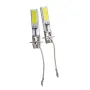 H1/H3 Pair Car LED Fog Lights 10W Front Fog Lights COB Chip Fog 6000K LED Headlight Light Bulb Super White for Fog Driving Light Daytime Running Light