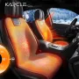 Heated Car Seat Cover Fleece Graphene Fast Car Seat 12/24V Warm Plush Seat Protector Car Heating Mat Winter Seat Cushion