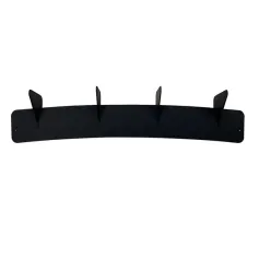 Rear Bumper Diffuser Gloss Black Side Splitters Spoiler Lip For Volkswagen/VW Golf 7 VII MK7 GTI 2013-2016 ABS 4 Fins