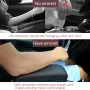 Multifunctional Car Armrest Console Box Organizer Storage Universal Armrest Supports Elbow Rest Pads Armrest Extenders Adjustable Height Armrest Box